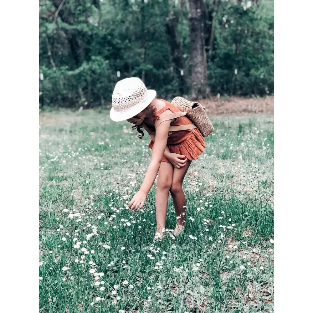 Chasing The Sun Minimalist Woven Straw Fedora Hat